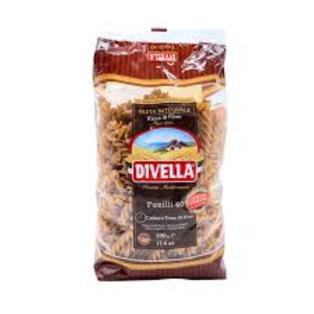DIVELLA FUSILLI W/WHEAT 500G